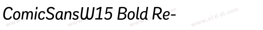ComicSansW15 Bold Re字体转换